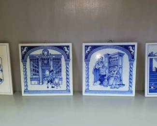 Delft apothecary tiles