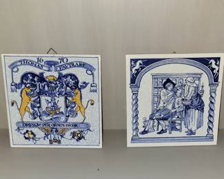 Delft apothecary tiles