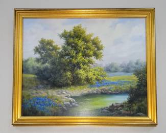 New Braunfels artist Patricia Deltz oil on canvas