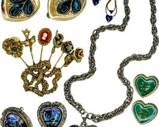 Costume Jewelry - Antique through Modern Earrings, Necklaces & Brooches