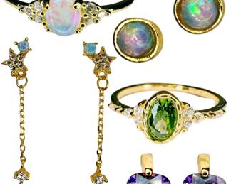 Fine Jewelry - Sterling Vermeil Earrings & Rings