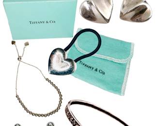Fine Jewelry - Antique through Modern Sterling Earrings, Bracelets & Collectibles