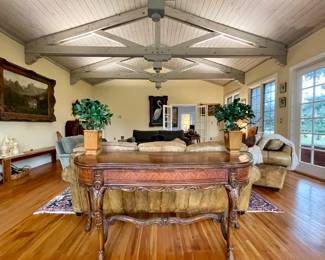 French Antique Apartment console/dining table