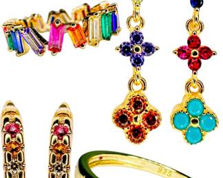 Fine Jewelry - Sterling Vermeil Earrings & Rings