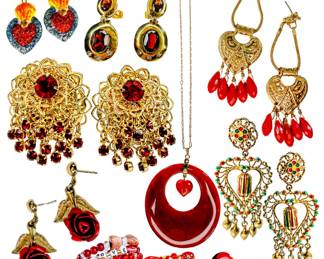 Costume Jewelry - Antique through Modern Earrings, Rings, Necklaces & Bracelets