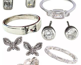 Fine Jewelry - Sterling Earrings & Rings