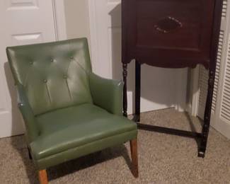 MCM Chair, Antique Phone Cabinet
