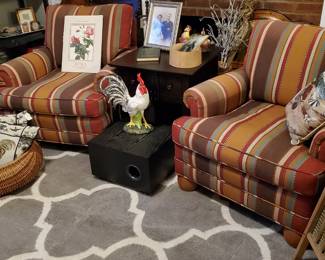Custom Club Chairs-SOLD