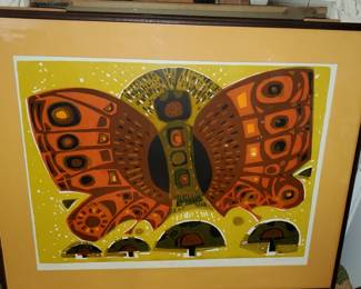 Signed Numbered David Weidman "Butterfly"