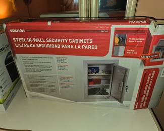 Brand new wall safe in box