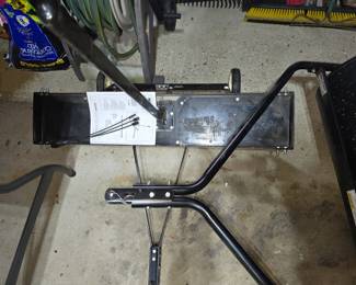 40" curved spike Lawn aerator