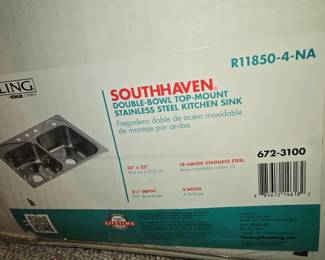 Dimensions for 2 Compartment Sink