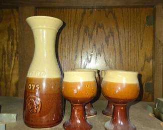 Vintage Armbee Carafe & goblets
