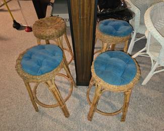 4 matching stools
