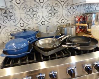 Le Creuset & All-Clad pots