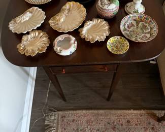 Antique porcelain ashtrays or decor