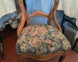Walnut Parlor Chair