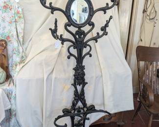 Cast Iron Hat & Umbrella Rack 75" (circa 1840s)