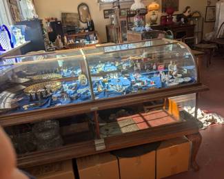 Oak Display Case 72"x28"x14.5"