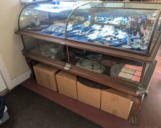 Oak Display Case 72"x28"x14.5"