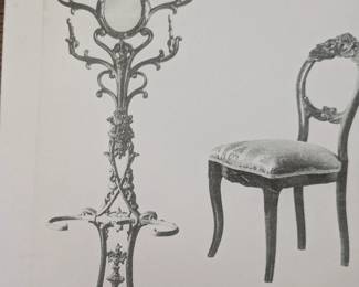 Cast Iron Hat & Umbrella Rack 75" (circa 1840s)