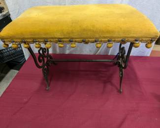 Iron Fireside Bench 16"