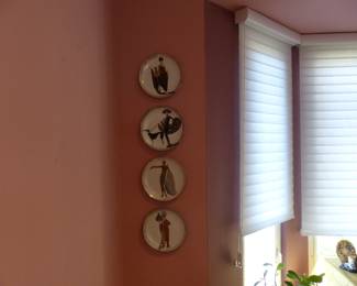 Franklin Mint House of Erte Limited Edition Collector Plates "Pearls and Emeralds"