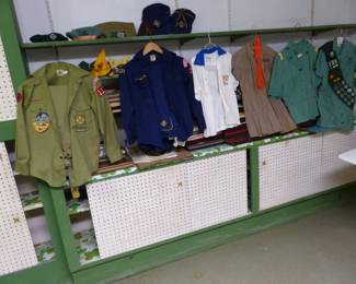Vintage boy scouts, brownie & girl scout uniforms