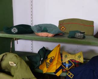 Vintage boy scouts, brownie & girl scout uniforms