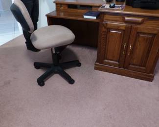 Desk, desk chair