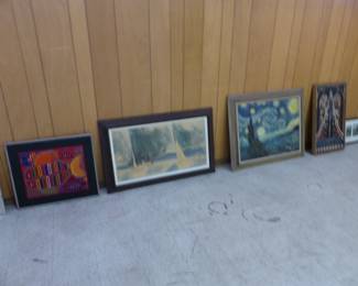 Vintage framed pictures