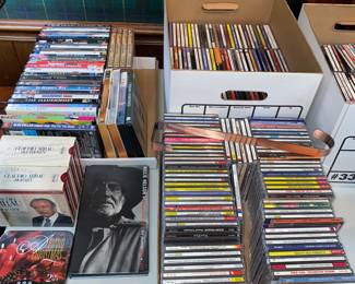 Assorted music CDs