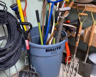 Plenty of assorted yard tools