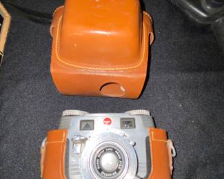 Kodak vintage camera and case