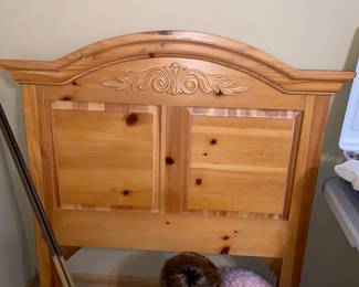 Pine twin headboard 