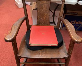 Antique quarter sawn oak rocker