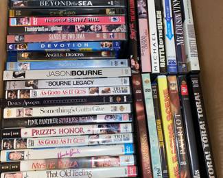Assorted dvds