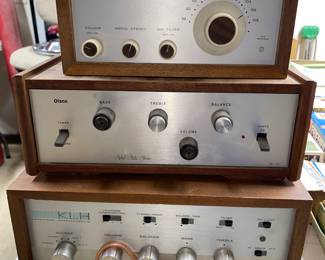 KLH and Olson audio equipment 
