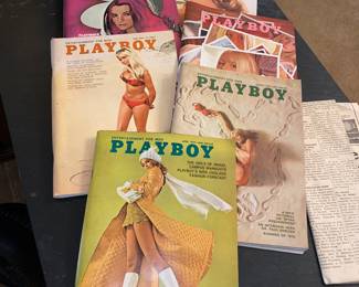 Vintage Playboy magazines 