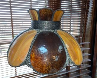 Hanging 70s 2 tone  lamp