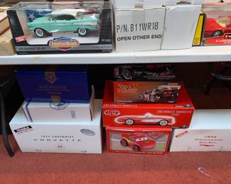 Incredibly large collection of Danbury Mint and other collectible scale model cars and more
