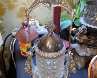 Antique pickle caster