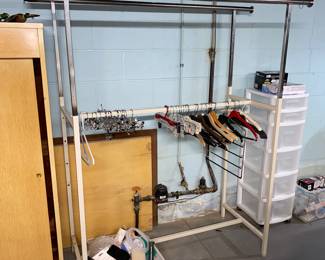  store clothing triple  rack 