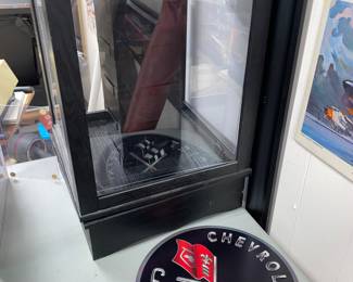 Spinning Showcase - Chevrolet Corvette sign