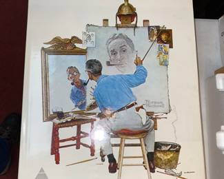 Large Norman Rockwell book 