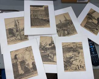 Cleveland landmarks prints 