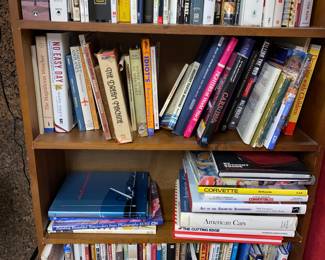 Assorted art, military, plane, car and more books