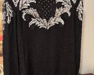 Vintage beaded blouse