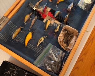Various fishing lures