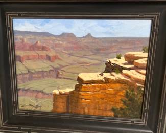 Painting landscape by Charles Pruitt